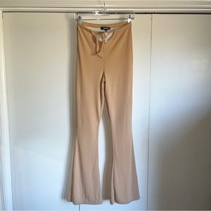 Missguided Flare Tie Front Pants